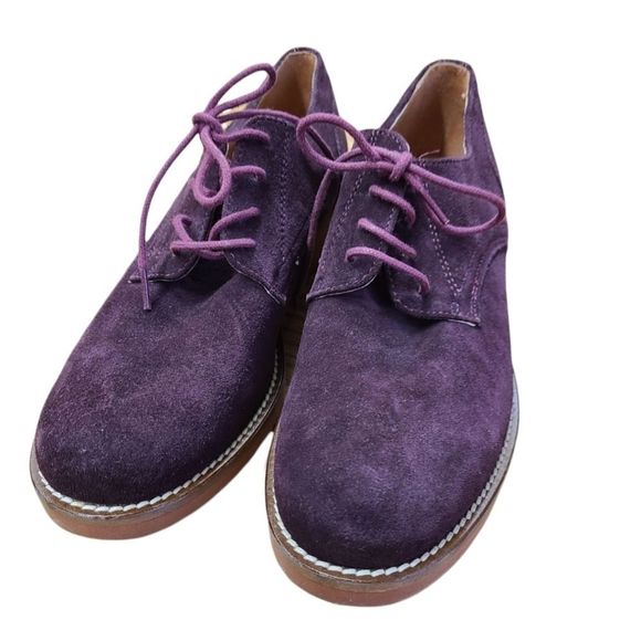 G.H. Bass & Co. Shoes - BASS Maroon Leather Suede Ixfords sz 5